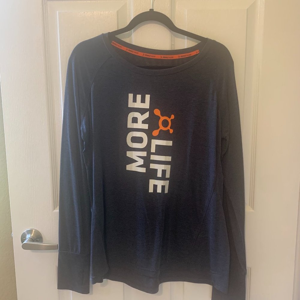 Orangetheory Fitness More Life Long Sleeve Tee, Size XL